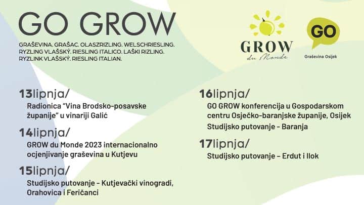 GO GROW – manifestacija koja graševinu stavlja na svjetsku vinsku kartu